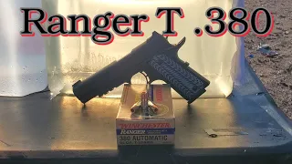 .380 acp winchester ranger t-series in ballistics gel