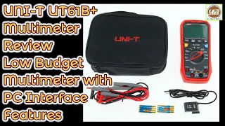UNI-T UT61B+ Multimeter. Best Low Budget Multimeter with PC Interface Features.