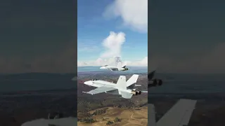 F/A-18E Super Hornet pair over San Francisco | MSFS 2020 | GOTY Update #shorts