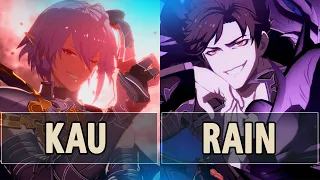 GBVSR: Kau (Grimnir) Vs RAIN (Belial) | High Level Gameplay.