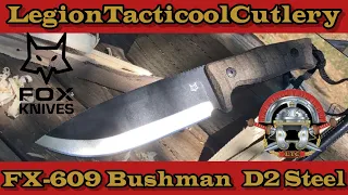 FOX Knives Bushman Outdoor test! LIKE SHARE SUBSCRIBE #foxknives #edc #outdoors #camping #bushcraft