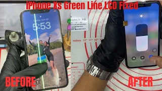 Ep104 | iPhone Xs Green Line LCD 😭 Change LCD With Truetone Fixed | By Cellphone Repair.AB