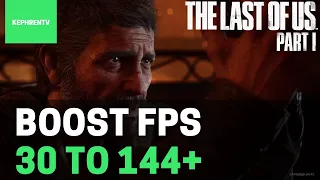 BEST PC Settings for The Last of us Part 1! (Maximize FPS & Visibility)