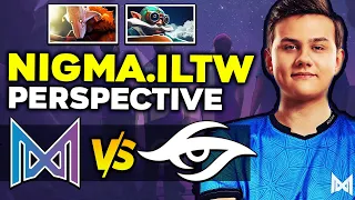 Nigma.iLTW NEW EPIC Carry Playstyle vs Team Secret - FASTEST Reaction in Dota 2 - Player Perspective