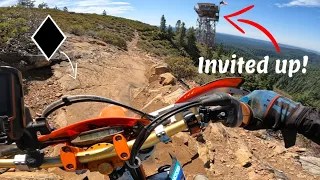 Riding the GNARLY trails to an active fire lookout - Georgetown OHV