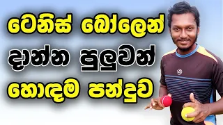 How to Bowl a Best Ball in Tennis Ball | Fielding JayA