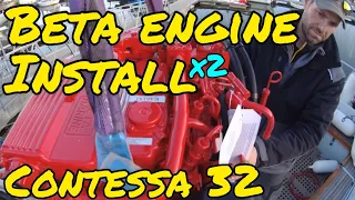 Two Contessa 32 Engine Replacements - Ep 3 New Beta Engine install