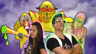 RONI E MALU SALVAM O MUNDO! HERÓIS VS VILÕES!!! MEGA MARATONA!!!