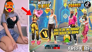 TRI0 De NOVIOS VETERANOS Me lNSULTAN POR SER BOTSITO Y LA NOVIA ME DEFIENDE 😱ME RETAN PvP 3Vs1!!