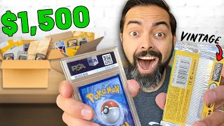 Opening $1,500 Pokemon Mystery Boxes - TRASH or CASH?