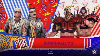 WWE 2K24 | The Nasty Boys vs The Road Warriors