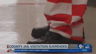 El Paso County jail suspends all visitations