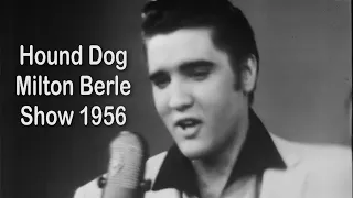 Elvis Presley - Hound Dog ( NBC, Milton Berle Show 1956 ) 4K