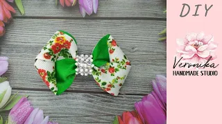 🎀Весенний Мини бантик из ленты 2,5см МК 🎀 DIY Spring Mini grosgrain ribbon Bow 🎀 Laço de fita N5