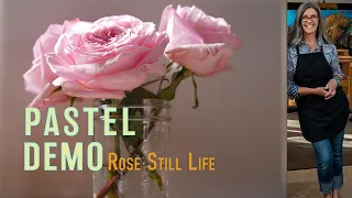 Free Pastel Livestream: Rose Still Life