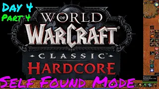 Playing Self Found Mode World Of Warcraft Classic Hard Core- Hunter Day 4 Part 4