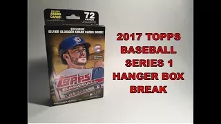 2017 TOPPS BASEBALL SERIES 1 HANGER BOX BREAK!