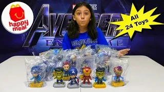 Avengers Endgame Toys Mcdonalds - All 24