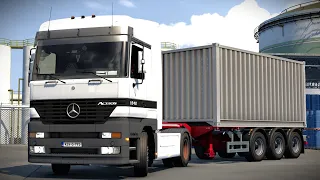 ETS2 - 7t Tools TRANSPORT from VIENNA to MARIBOR with MERCEDES ACTROS MP1 1997! #1