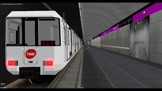 OpenBVE Cinematic | Línea L2 del Metro de Barcelona | TMB-3000