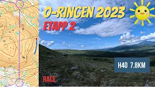 🗺️⛰️O-Ringen 2023 H40 Etapp 2 | 📹Headcam Orienteering