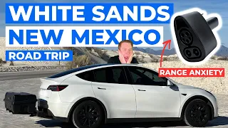 12 Hour Range Anxiety Road Trip to White Sands National Park in Tesla Model Y | S3:E4