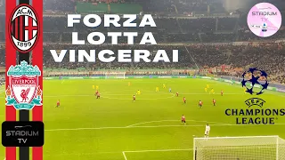 MILAN 1-2 LIVERPOOL ‘FISCHIO D'INIZIO’ SAN SIRO LIVE