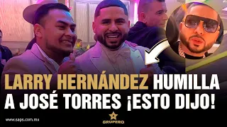 José torres manda fuerte mensaje a Larry Hernández