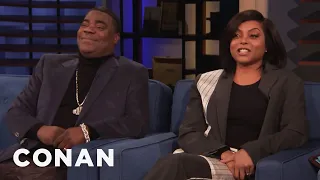 How Taraji P. Henson Keeps A Straight Face Around Tracy Morgan | CONAN on TBS