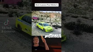Rest in peace Paul Walker's 2 fast 2 furious Mitsubishi lancer Evolution showcase