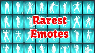Top 10 *RAREST* Icon Series Emotes In Fortnite