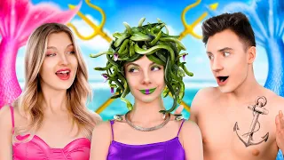 Mermaid Adopted a Gorgon || My New Mom is a Gorgon