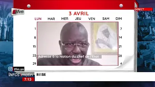 Un Jour au Sénégal: Discours à la Nation du chef de l'Etat