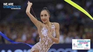 Salome PAZHAVA (GEO) 2015 Rhythmic Worlds Stuttgart - Qualifications Ribbon