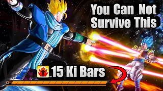 15 Ki Bar Emperor's Death Beam BREAKS Through Everything! - Dragon Ball Xenoverse 2