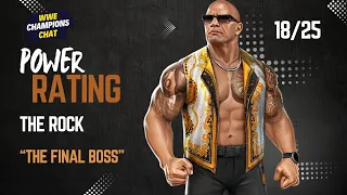 Just As Expected | Power Rating The Rock "The Final Boss | WWE Champions
