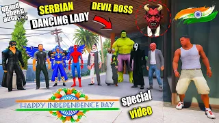 Franklin Playing Chupan Chupai With Krrish and Flying Jatt amd Serbian Dancing Lady & Devil Boss