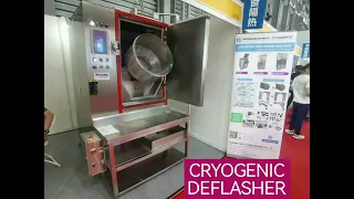 Advanced New Cryogenic Deflashing Machine Showed on Rubber Tech China 2023