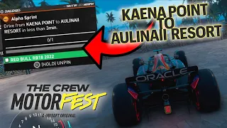 Alpha Sprint - Drive from KAENA POINT to AULINAII RESORT in less then 3min in The Crew Motorfest