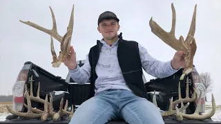 Shed Hunting 2019 | 2 GIANT IOWA SHEDS on FIRST DAY