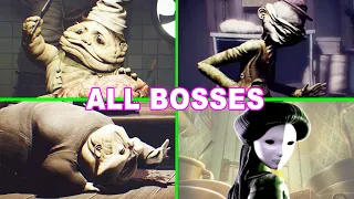 Little Nightmares All Bosses (No Damage) with Ending