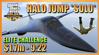 SOLO Elite Challenge (9:22  -$1.7m) | Halo Jump Approach | Cayo Perico Heist