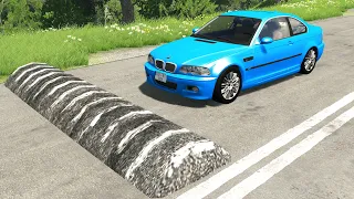 Cars vs Massive Speed Bumps – BeamNG.Drive