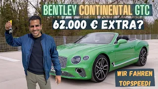 Bentley Continental GTC I Review I 550 hp