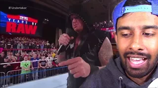 The Undertaker RETURNS For 25th Anniversary of RAW (FULL SEGMENT) - Jan 22. 2018(REACTION)