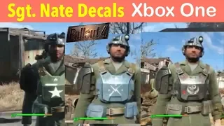 Fallout 4 Xbox One Mods|Sgt. Nate Decals