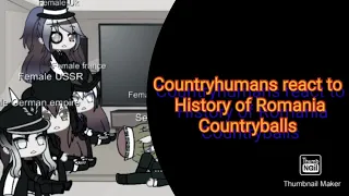 Countryhumans react to History of Romania Countryballs