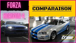 THE CREW 2 VS Forza Horizon 4 "Cars Sound Comparison"