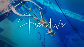 Freediver into 36m deep pool | Cinematic 4K Shot on GoPro11