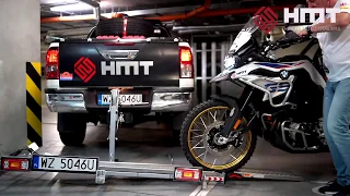 HMT Motorradtransportrampe für Pickup, Jeep, Camper.